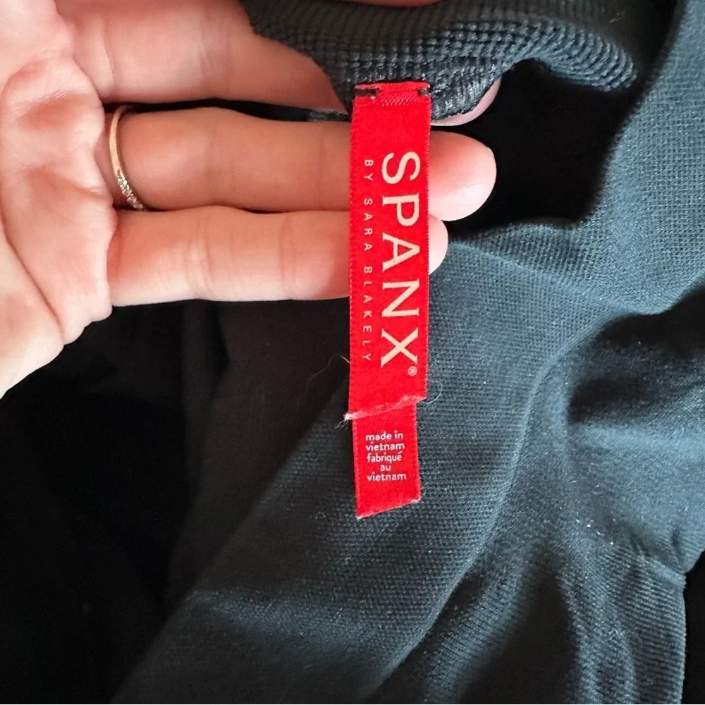 Spanx Faux Leather Maternity Leggings